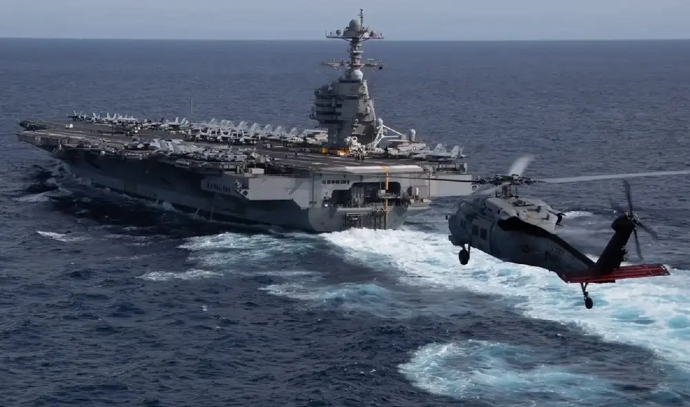 Portaviones en Estados Unidos serían aplastados en una guerra ante China. Foto: CNN