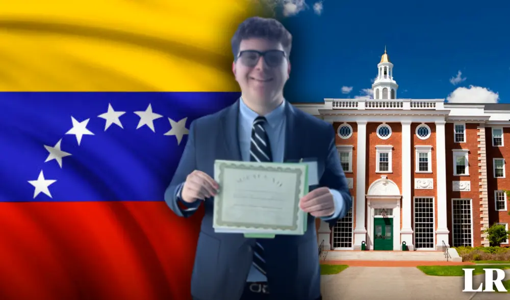 Fabio Fabbiani, joven venezolano, es el primero en su familia en ingresar a la universidad de Harvard. Foto: composición LR/Difusión/Harvard