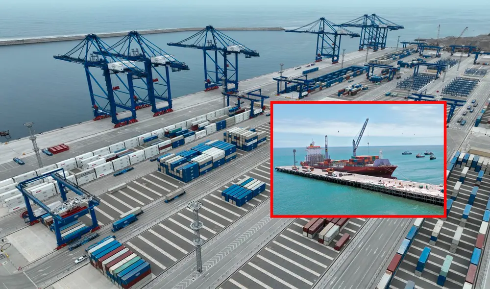 El Megapuerto de Chancay fue inaugurado el 14 de noviembre y el principal punto para exportaciones e importaciones. Foto: Composición LR/Andina. El Megapuerto de Chancay fue inaugurado el 14 de noviembre y el principal punto para exportaciones e importaciones. Foto: Composición LR/Andina.