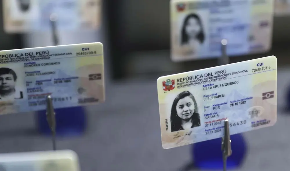 Los ciudadanos deberán acudir a las oficinas de Reniec para realizar el trámite para obtener el DNI electrónico 3.0. Foto: Andina
