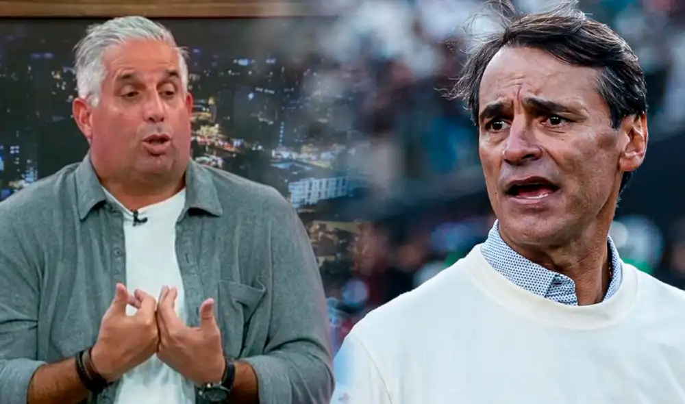 Fabián Bustos fue campeón nacional con Universitario en el 2024. Foto: composición LR/Movistar Deportes/ESPN