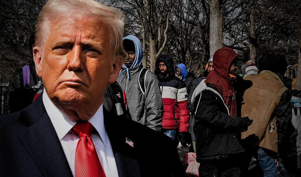 Nueva York frena las deportaciones masivas de Donald Trump con una ley que protege a inmigrantes indocumentados. Foto: composición LR/AFP Nueva York frena las deportaciones masivas de Donald Trump con una ley que protege a inmigrantes indocumentados. Foto: composición LR/AFP