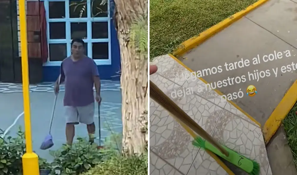 “Nos tocó hacer la limpieza por tardones”, describió autora de clip viral. Foto: composición LR/ TikTok “Nos tocó hacer la limpieza por tardones”, describió autora de clip viral. Foto: composición LR/ TikTok