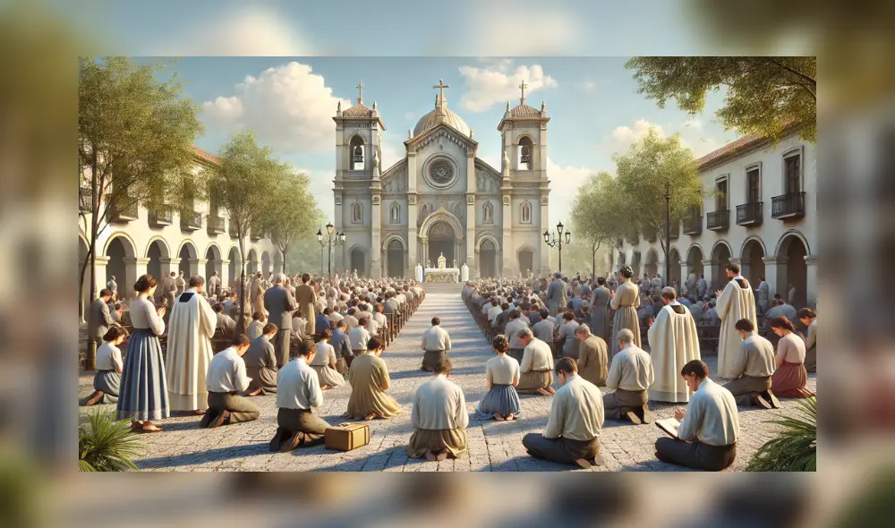 La Semana Santa es una de las celebraciones religiosas de mayor relevancia. Foto: Composición LR/IA.