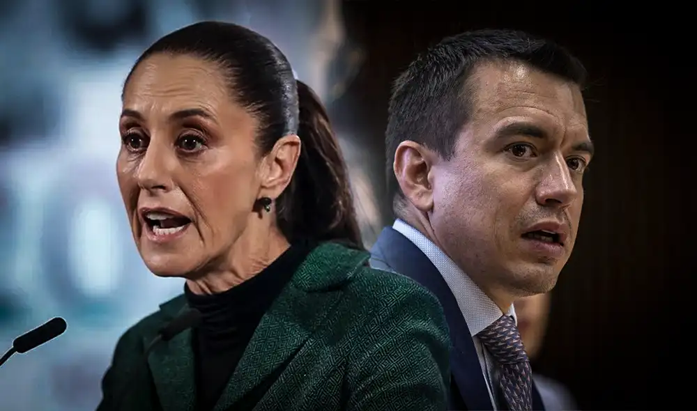 Noboa rompió la relación de Ecuador con México desde que pidió invadir la embajada mexicana en su país. Foto: composición LR