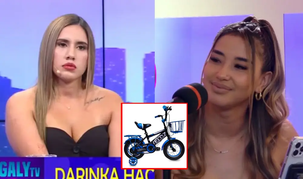 Darinka Ramírez se pronunció tras el gesto que tuvo Xiomy Kanashiro con su hija. Foto: Composición LR/ATV/YouTube.