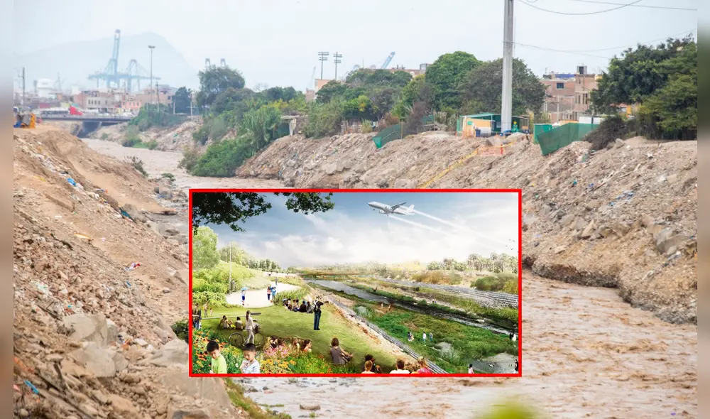 Río Rímac: planes de recuperación en el Callao siguen estancados pese a tener viabilidad aprobada. Foto: composición LR