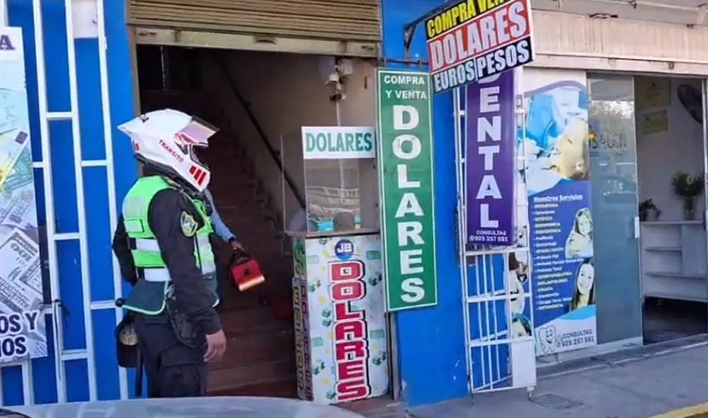 Cuatro delincuentes asaltaron a cambista en Arequipa. Foto: difusión.