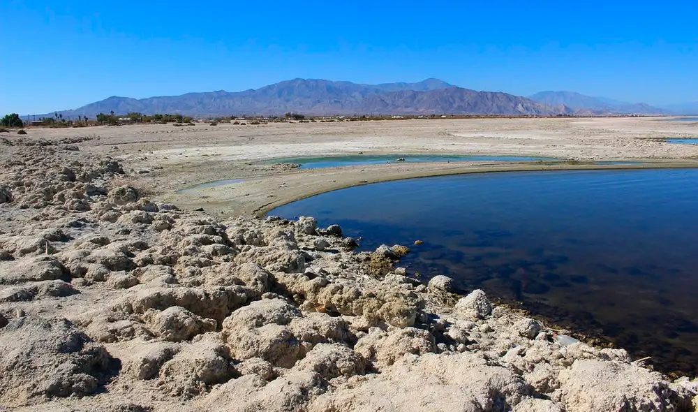 El Lago Saltón, ubicado en California, aparece como una opción prospera para las reservas mineras en EE. UU. Foto: Tripadvisor