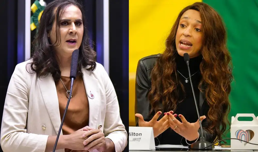 Las diputadas trans brasileñas Duda Salabert y Erika Hilton denunciaron que sus visados para viajar a EE.UU. las identificaban erróneamente como hombres, acusando al gobierno estadounidense de transfobia de Estado. Foto: composición LR