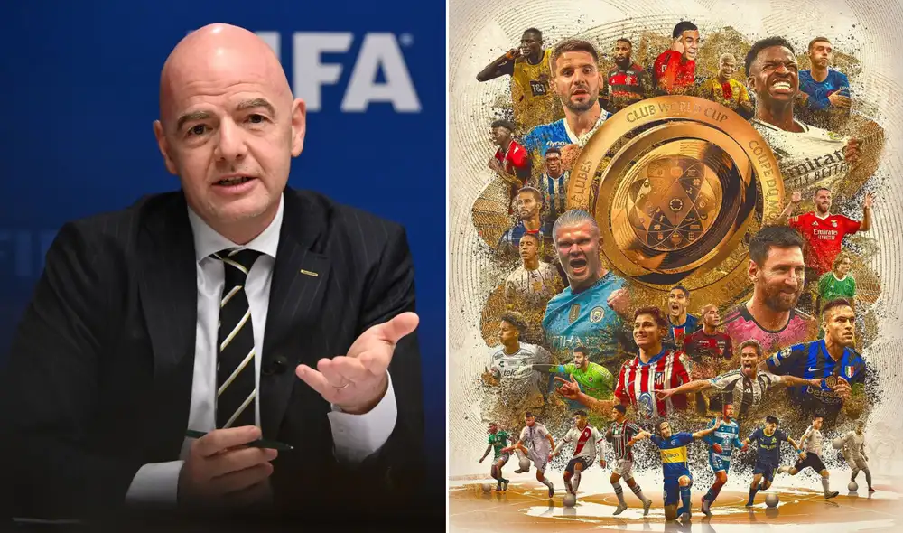 Gianni Infantino dejó caer la posibilidad de que dos clubes de la CONCACAF puedan reemplazar al Club León de México. Foto: composición LR/Facebook/Andina Gianni Infantino dejó caer la posibilidad de que dos clubes de la CONCACAF puedan reemplazar al Club León de México. Foto: composición LR/Facebook/Andina