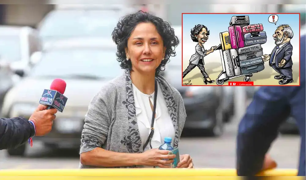 Carlincatura retrata llegada de Nadine a Brasil. Foto: composición LR