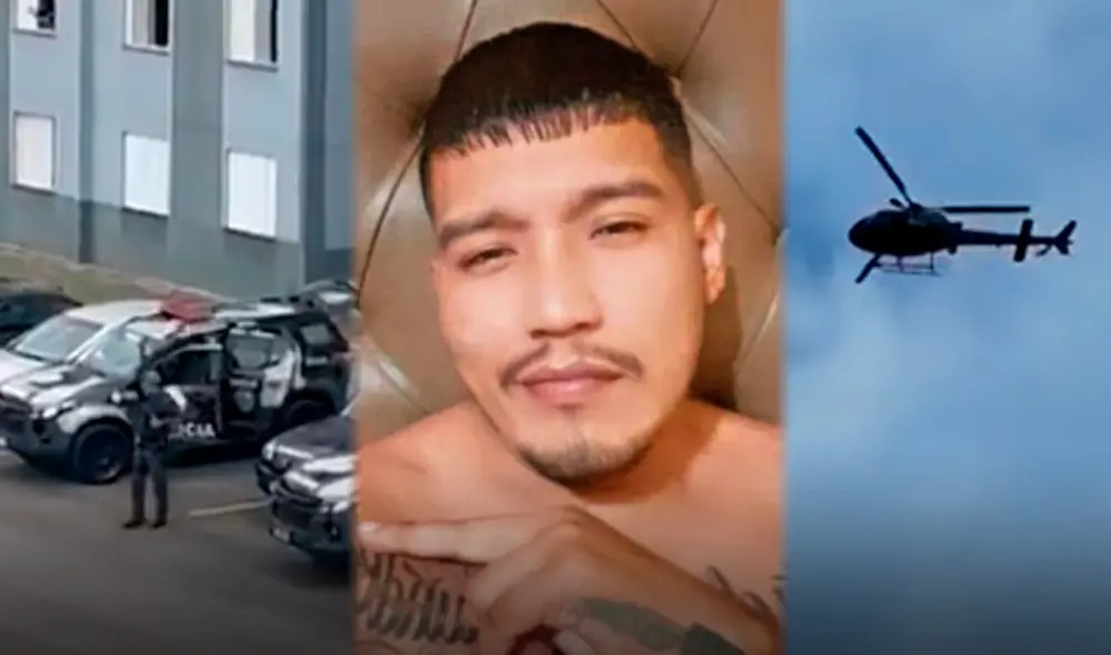 El violento enfrentamiento contra el 'Monstruo' dejó un efectivo policial brasileño fallecido. Foto: Composición LR/América TV