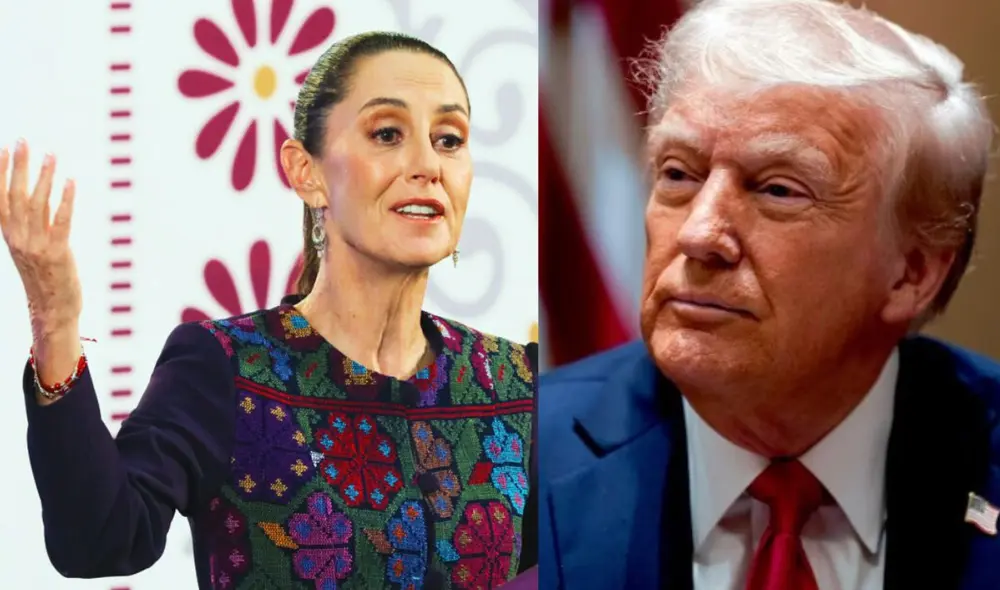 Mientras avanzan las negociaciones, Claudia Sheinbaum y Donald Trump mantienen un canal de comunicación abierto, en favor de un entorno de certidumbre. Foto: Composición GLR / EFE