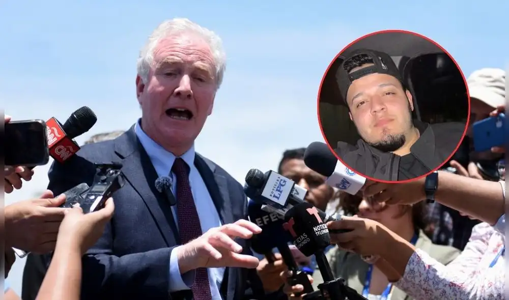 El congresista de Maryland solicitó a las autoridades de El Salvador la liberación de Kilmar Abrego García. Foto: Composición LR//AFP/difusión El congresista de Maryland solicitó a las autoridades de El Salvador la liberación de Kilmar Abrego García. Foto: Composición LR//AFP/difusión