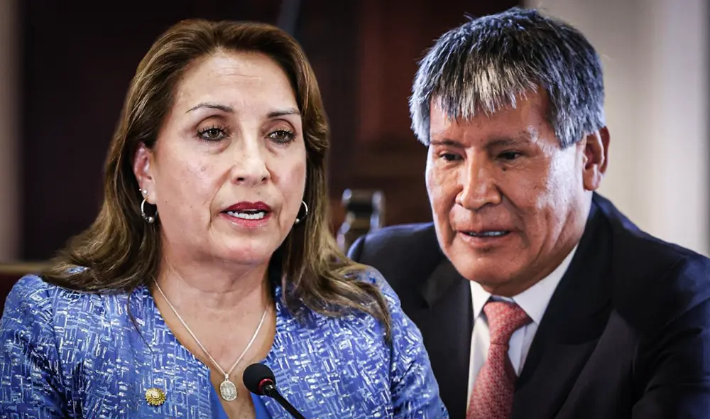 Dina Boluarte beneficia a Wilfredo Oscorima. Foto: composición LR