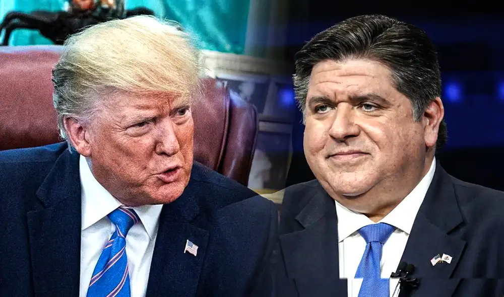 JB Pritzker se perfila como candidato la presidencia de Estados Unidos en 2028. Foto: composición LR/difusión