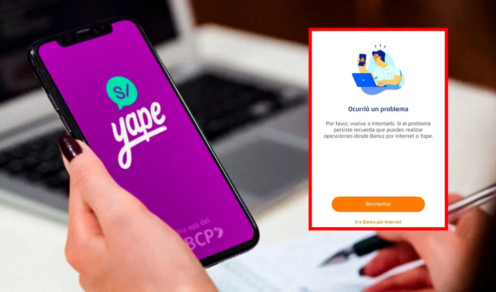 Yape y la app del BCP se cayeron hoy jueves 17 de abril, feriado por Semana Santa. Foto: composición LR