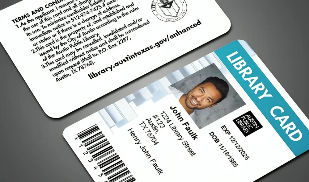 Inmigrantes en Texas pueden obtener gratis una identificación oficial válida en Austin con la Enhanced Library Card. Foto: Austin Public Library Inmigrantes en Texas pueden obtener gratis una identificación oficial válida en Austin con la Enhanced Library Card. Foto: Austin Public Library