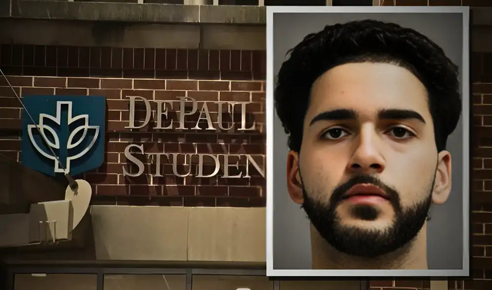 Estudiante de Illinois seguirá detenido por presunto ataque antisemita a dos jóvenes en la Universidad DePaul. Foto: Fox Chicago