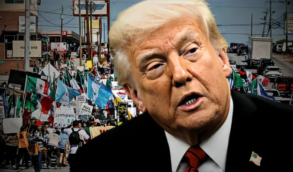 Ciudades santuario de Georgia limitan la colaboración con ICE pese a nuevas amenazas de Donald Trump. Foto: composición LR/AFP/EFE