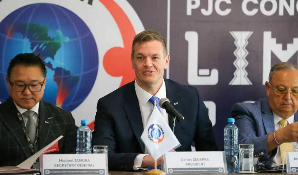 Carlos Zegarra Presser es reelegido por unanimidad como presidente de la Confederación Panamericana de Judo. Foto: difusión