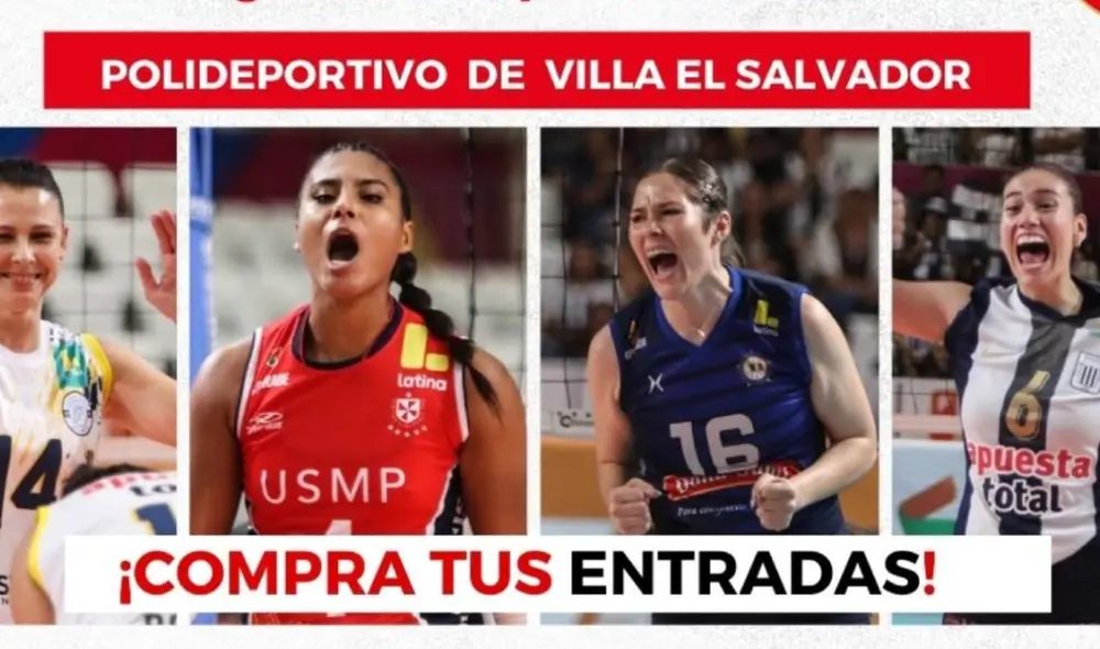 Las entradas para la Liga Peruana de Vóley se pueden adquirir en Joinnus. Foto: Liga Peruana de Vóley Las entradas para la Liga Peruana de Vóley se pueden adquirir en Joinnus. Foto: Liga Peruana de Vóley