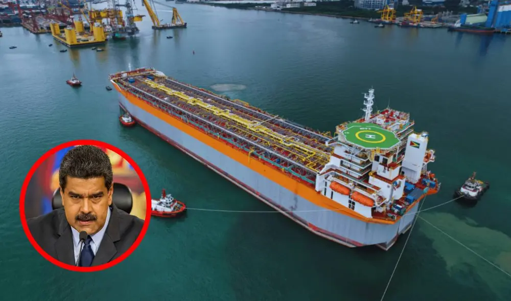 El FPSO One Guyana fue construido en los astilleros de Singapur por SBM Offshore. Foto: composiciónLR/SBM Offshore/Oromar TV