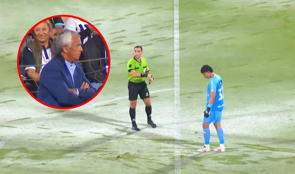 El partido entre Alianza Lima y Los Chankas sufrió un retraso de casi 10 minutos. Foto: captura/L1 Max