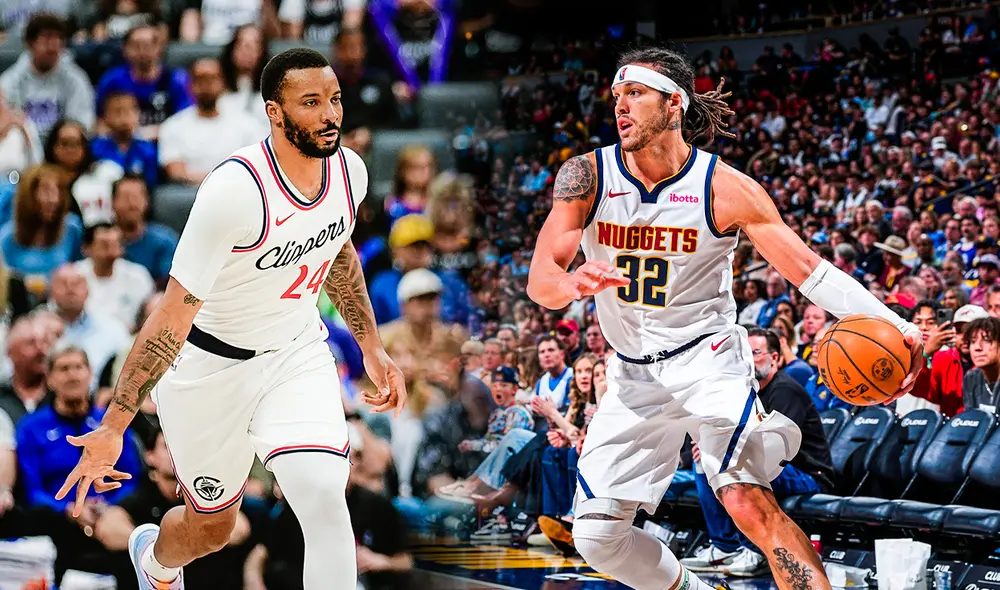 Nuggets recibirá a Clippers en los 2 primeros juegos de la serie. Foto: composición LR/Nuggets/Clippers