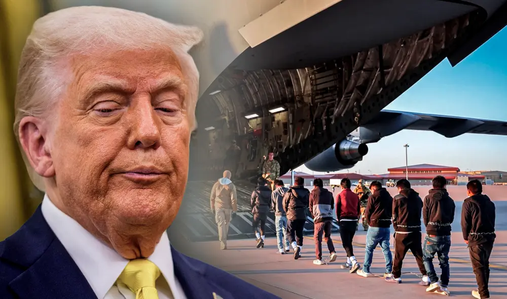 Donald Trump intentó justificar la expulsión de venezolanos detenidos en Estados Unidos bajo la Ley de Enemigos Extranjeros. Foto: Composición LR/AFP/Prensa de la Casa Blanca.