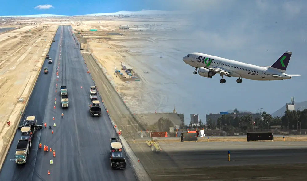 Trabajos de mantenimiento en el aeropuerto Jorge Chávez no afectará los viajes programados de los pasajeros. Foto: composición de Gerson Cardoso/Andina/Gob/La República