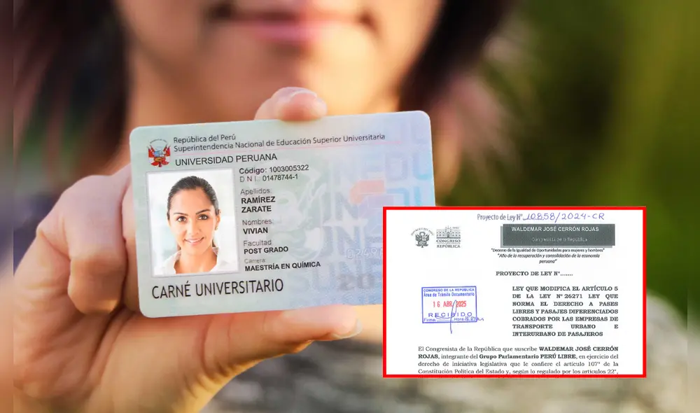 Congreso propone que el carné universitario sea gratuito. Foto: Sunedu Congreso propone que el carné universitario sea gratuito. Foto: Sunedu