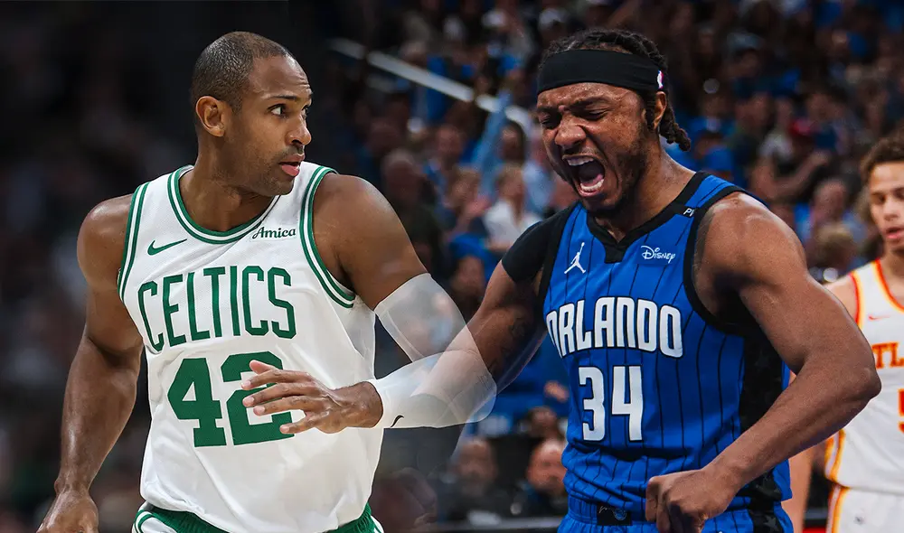 Con Al Horford, los Celtics recibirán a Magic en el TD Garden de Boston. Foto: composición LR/AFP/Magic