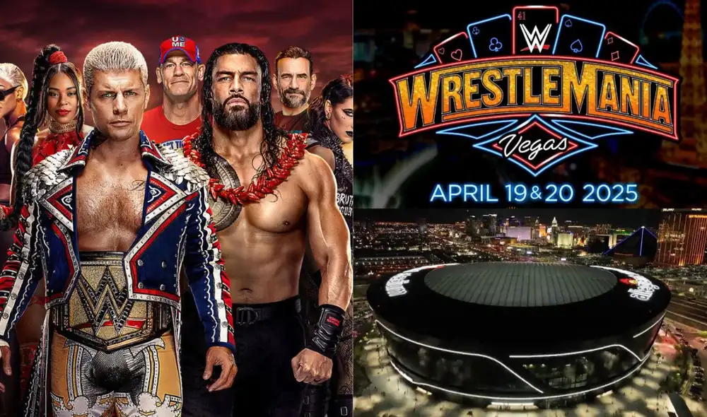 WrestleMania 41 estará disponible en Netflix para espectadores internacionales, lo que marca una nueva era de acceso global para los fanáticos de la WWE. Foto: WWE