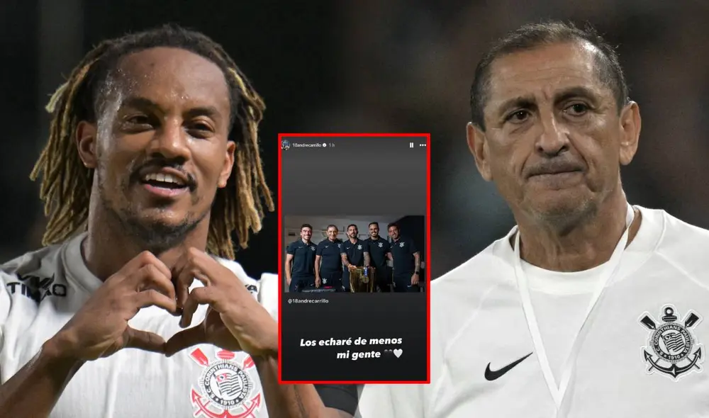 André Carrillo dejó Arabia para llegar a Brasil por pedido de Ramón Díaz, que tenía solo dos meses de haber asumido como técnico de Corinthians. Foto: composición LR/AFP André Carrillo dejó Arabia para llegar a Brasil por pedido de Ramón Díaz, que tenía solo dos meses de haber asumido como técnico de Corinthians. Foto: composición LR/AFP