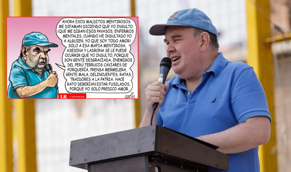 Rafael López Aliaga ataca constantemente a todo aquello que se le oponga y los acusa de "caviares". Foto: composición LR