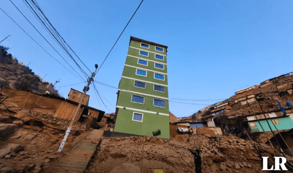 Este edificio fue construido por un empresario de Gamarra que vio en esta zona la oportunidad de levantar su fábrica. Foto: La República
