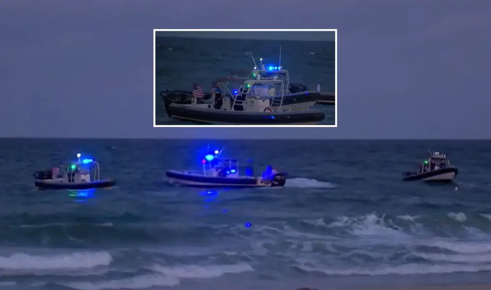 Un niño de 12 años murió ahogado en la playa de Florida durante un viaje con su equipo de baloncesto, y su cuerpo fue hallado horas después por un equipo de buzos. Foto: captura