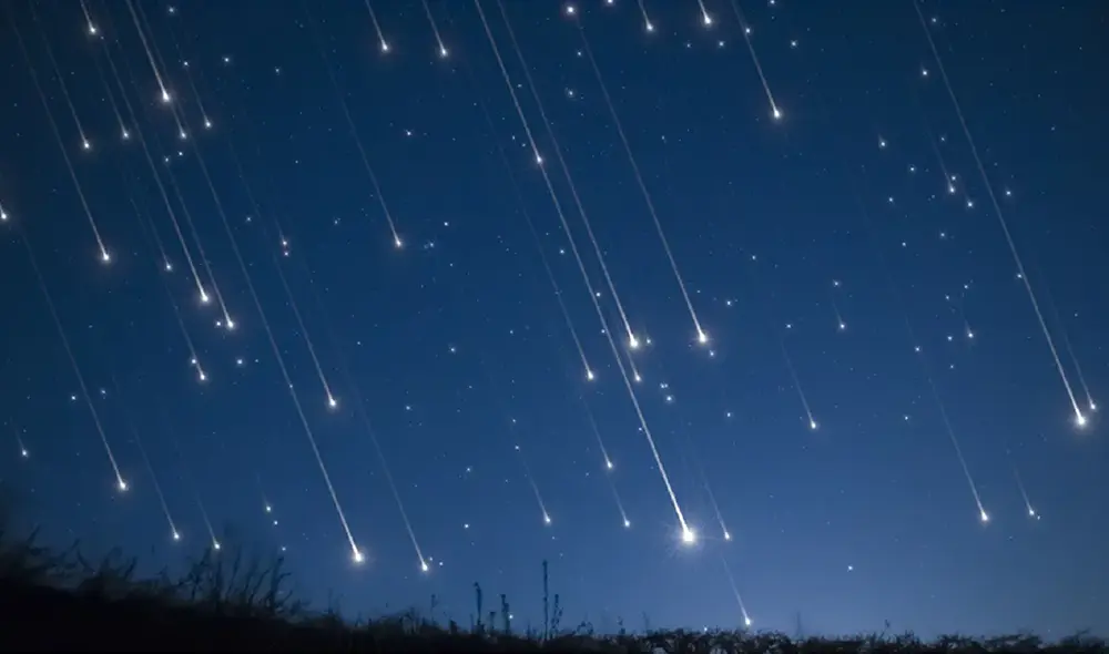 La lluvia de estrellas líridas es un fenómeno astronómico que podrá ser visible en abril. Foto: Cranbrook Institue