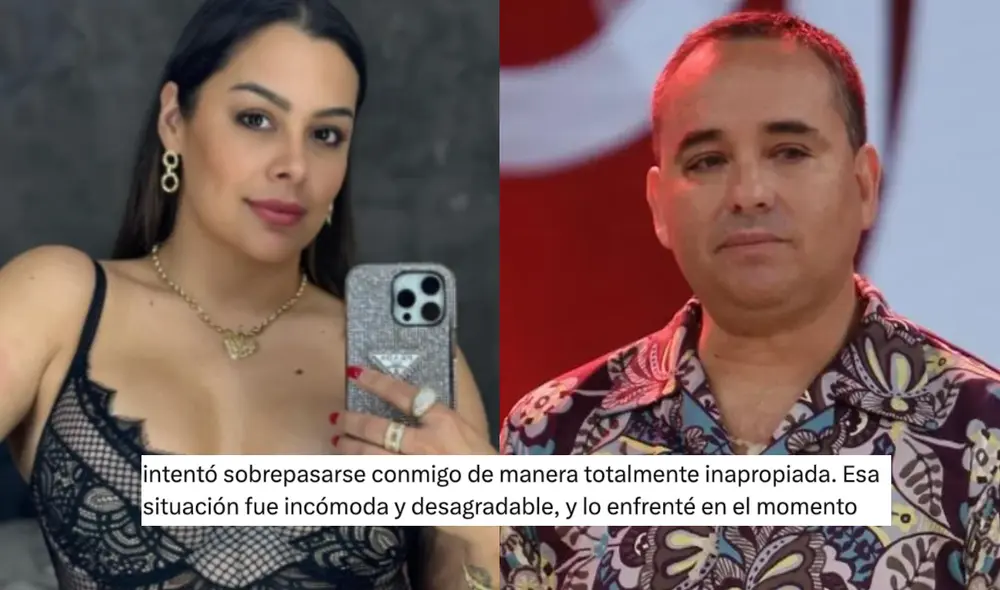 Larissa Riquelme negó las declaraciones de Roberto Martínez. Foto: Composición LR/Instagram/x