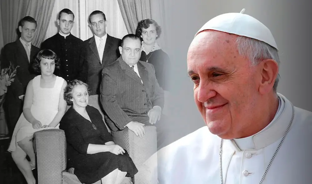 ¿Cómo era la familia del papa Francisco? Él era el mayor de 5 hermanos y ahora solo la menor vive. Foto: composición LR/Impactolatino/Gettyimages.