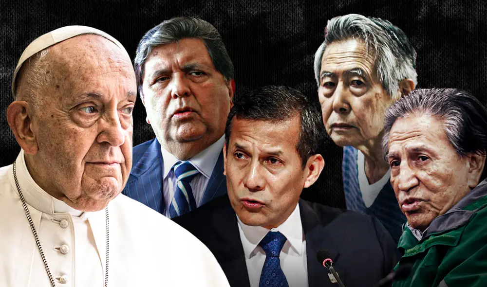 Papa Francisco criticó duramente la situación judicial de los expresidentes en el Perú. Foto: Composición/LR