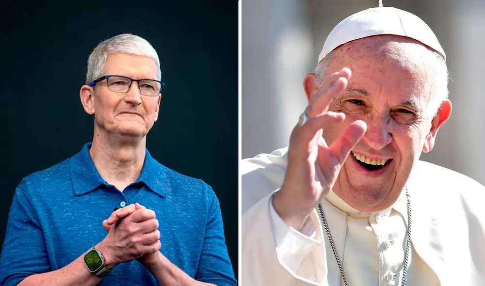 El mensaje publicado por el CEO de Apple fue reposteado por Elon Musk. Foto: Bloomberg Línea/Tim Cook