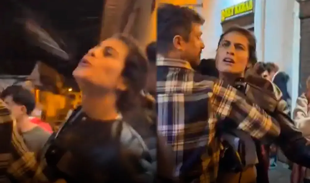 El hecho ha causado indignación en las redes sociales ante los repetidos insultos que lanza la mujer. Foto: Composición LR