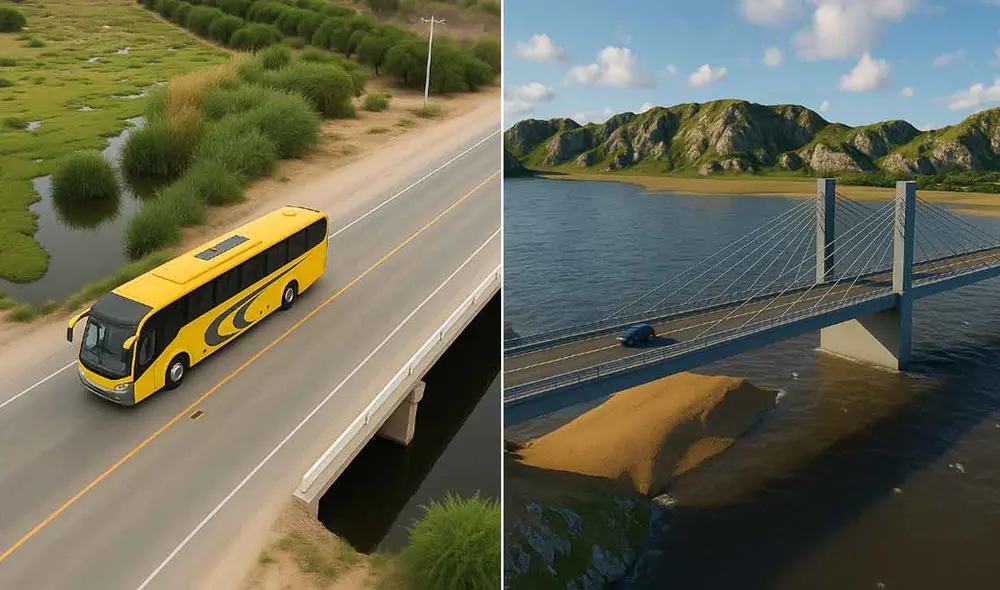 La nueva Vía de Evitamiento en el norte del Perú busca cerrar brechas de infraestructura y potenciar la economía regional. Foto: composición LR/MTC/IA