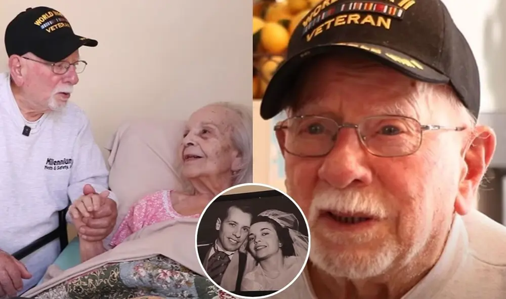 Anthony Simone, veterano de la Segunda Guerra Mundial, celebrará sus 101 años de vida junto a su esposa con quien cumple 75 años de un matrimonio. Foto: composición LR Anthony Simone, veterano de la Segunda Guerra Mundial, celebrará sus 101 años de vida junto a su esposa con quien cumple 75 años de un matrimonio. Foto: composición LR