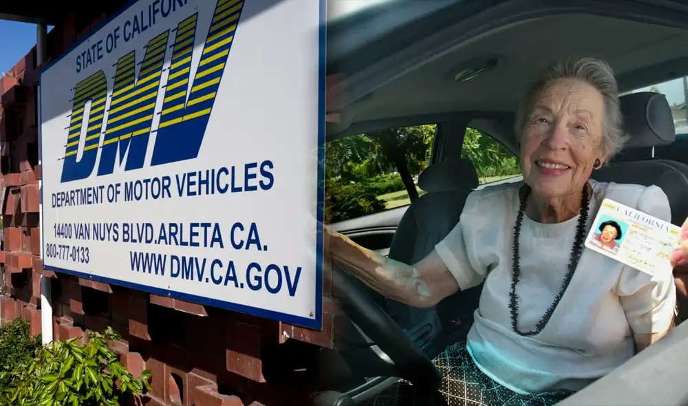 El DMV establece una serie de requisitos especiales para los adultos mayores que optan por conducir un automóvil. Foto: Composición LR
