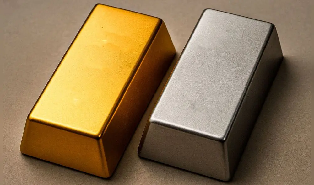 Las reservas de metales preciosos como el oro y la plata desempeñan un papel crucial en la estabilidad financiera de los países. Foto: IA/La República. Las reservas de metales preciosos como el oro y la plata desempeñan un papel crucial en la estabilidad financiera de los países. Foto: IA/La República.