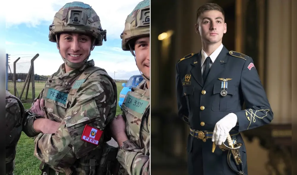 Fabio Pérez es el primer hispanohablante en graduarse de este curso de formación de élite militar. Foto: composición LR/Andina/FAP
